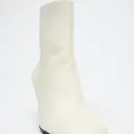 ZARA-LEATHER ANKLE BOOTS WITH TOPSTITCHING