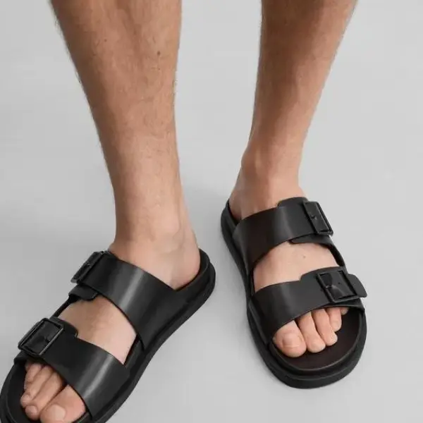 ZARA-DOUBLE-STRAP SANDALS