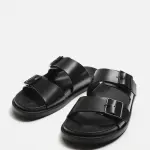 ZARA-DOUBLE-STRAP SANDALS