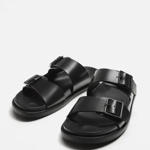 ZARA-DOUBLE-STRAP SANDALS