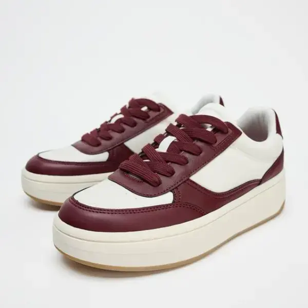 ZARA-COLOUR BLOCK TRAINERS